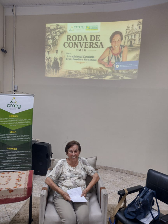 Roda de Conversa sobre os 300 Anos da Cavalaria com Thereza Maia